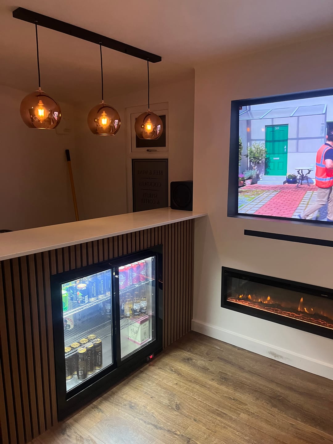 Customer photo review of Wooden Wall Panel | Mocca | Premium 3-sided Wood Veneer