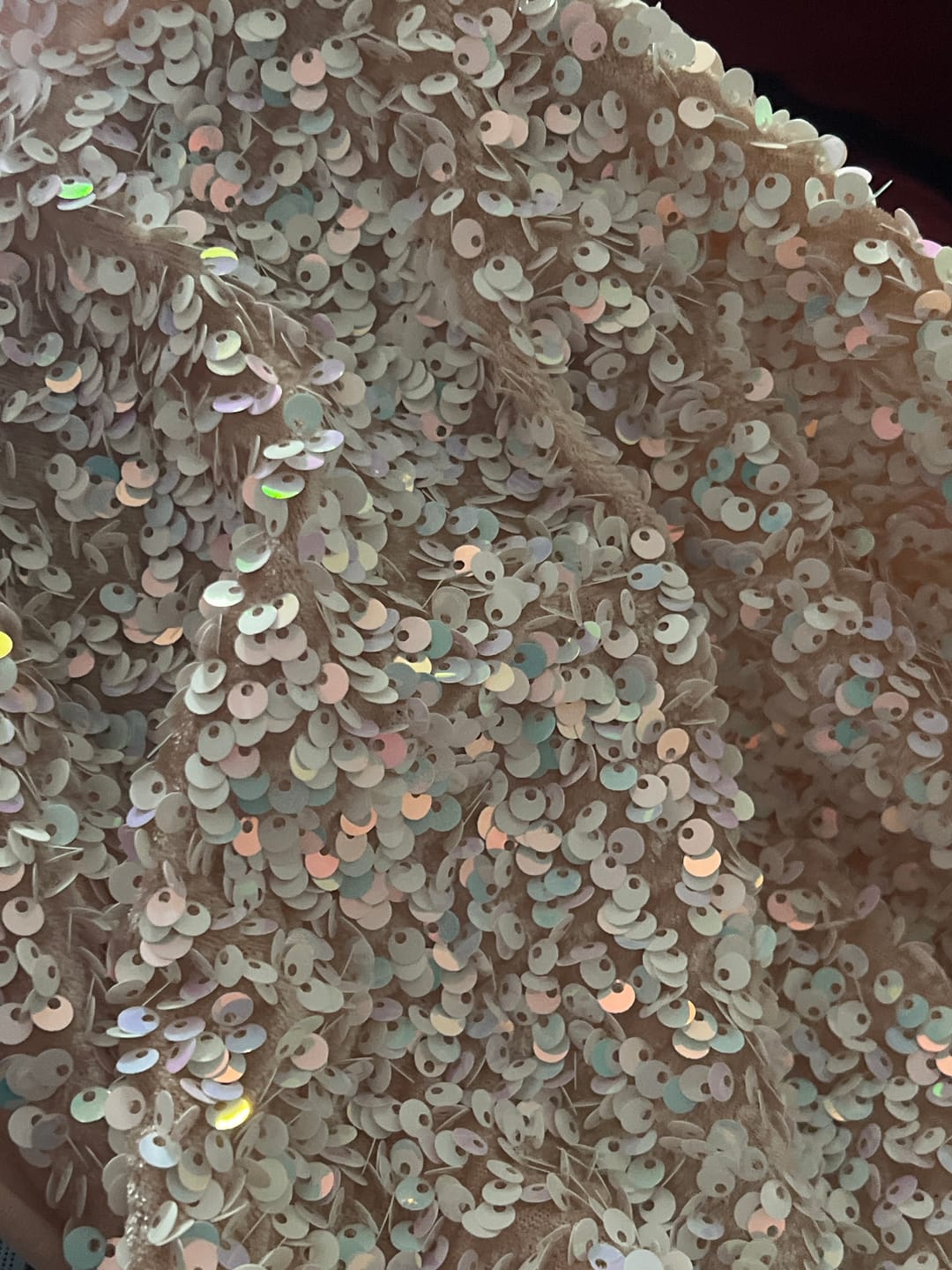 Customer photo review of Sequin on Velvet