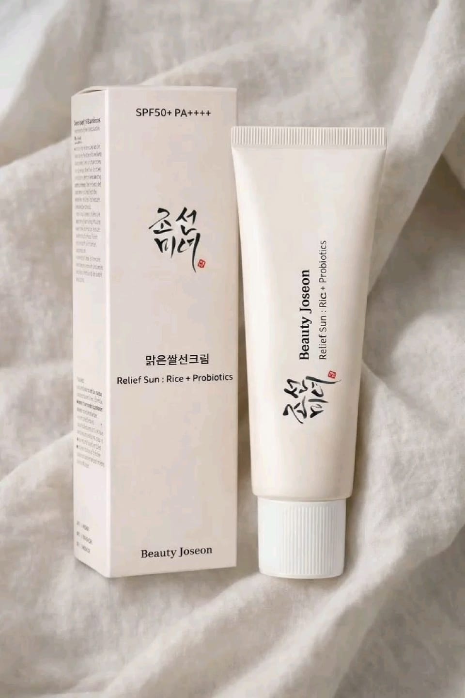 Customer photo review of Saules aizsargkrēms ar probiotiķiem Beauty of Joseon Relief Sun Rice Probiotics SPF50