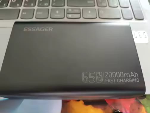 Customer photo review of 65W Fast Charging 20000mAh Portable Power Bank