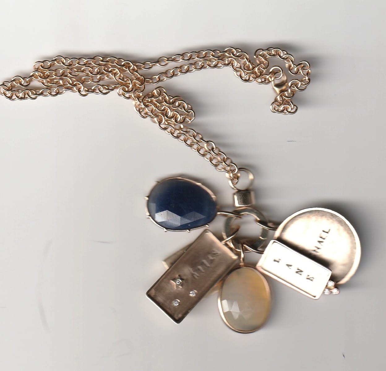 Customer photo review of Medium Blue Sapphire Harriet Stone