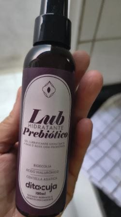 Customer photo review of Lubrificante Prebiótico