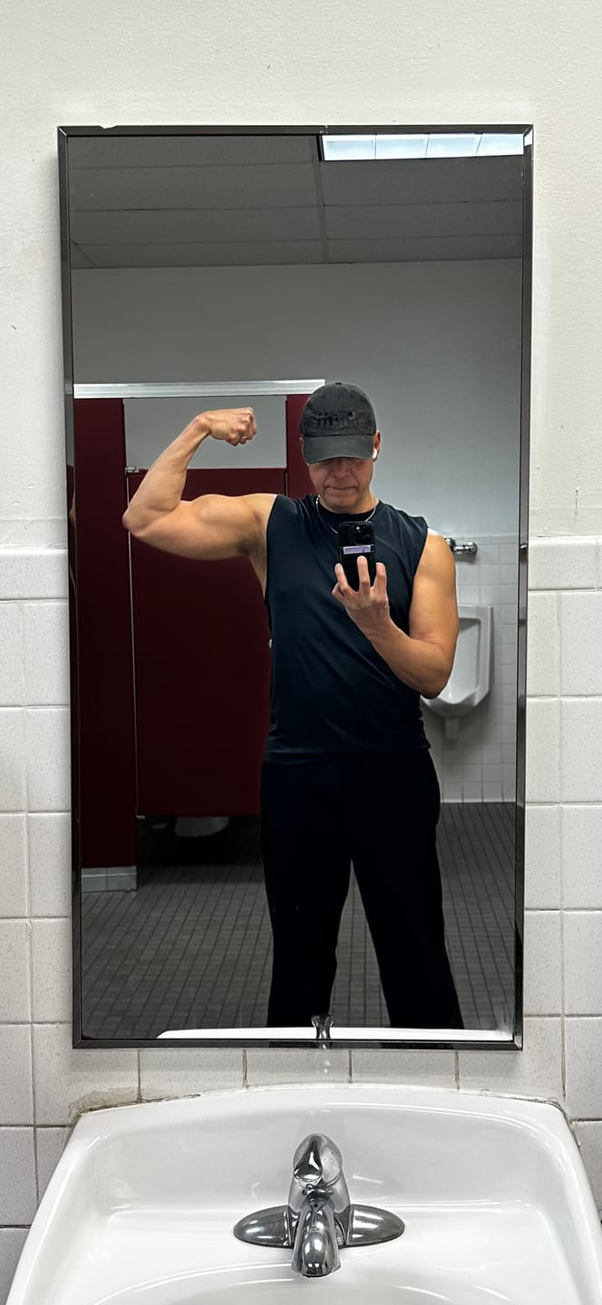 Customer photo review of Core Sleeveless Athletic Tank
