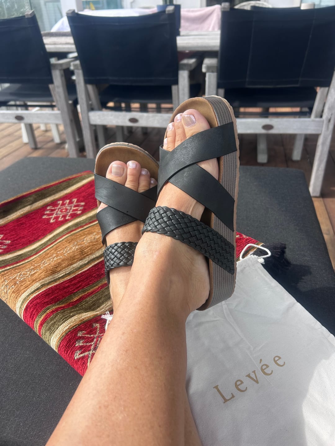 Customer photo review of Sienne Sandal | Black