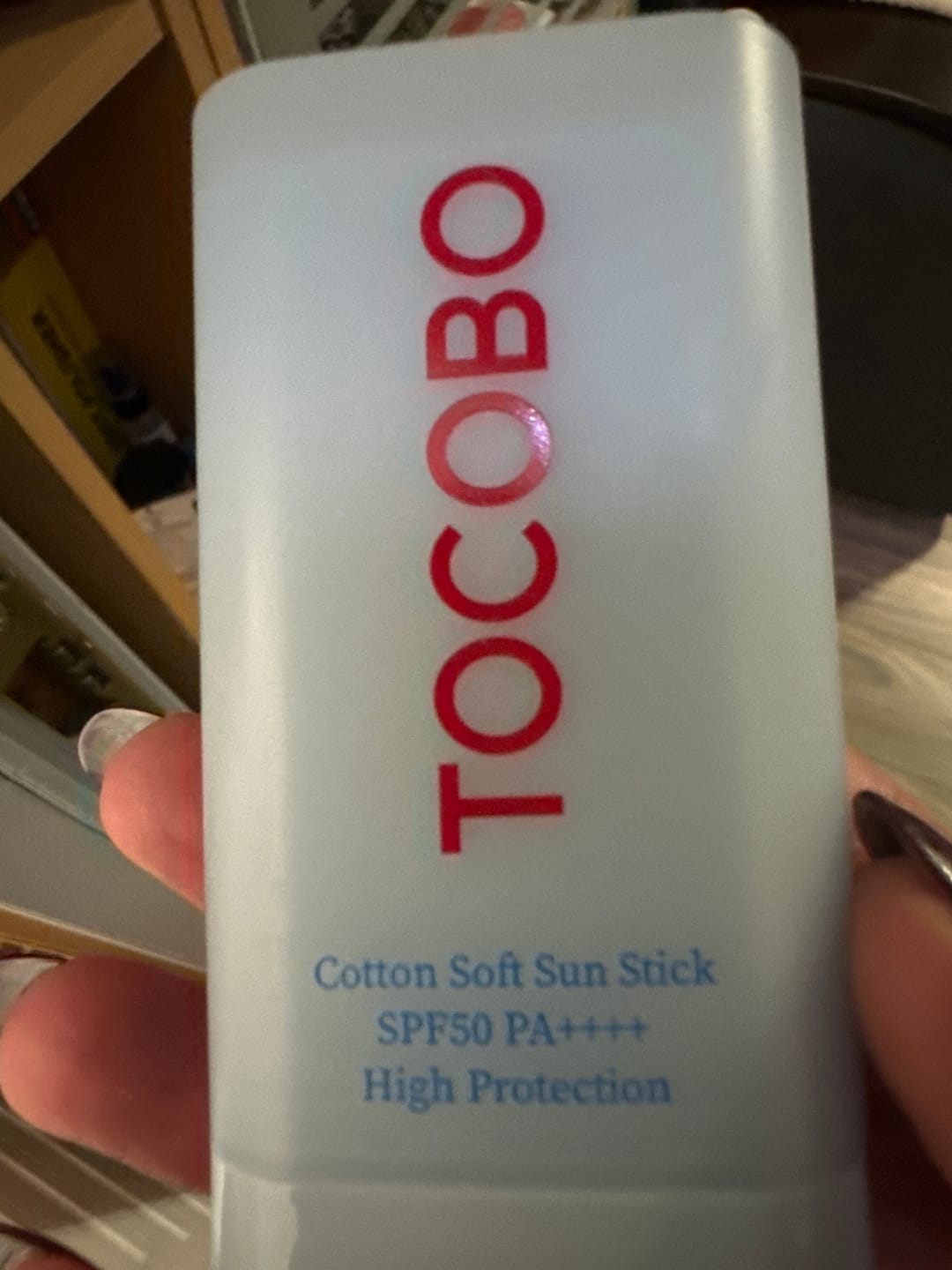 Customer photo review of Saules aizsargzīmulis TOCOBO COTTON SOFT SUN STICK SPF50+ PA++++