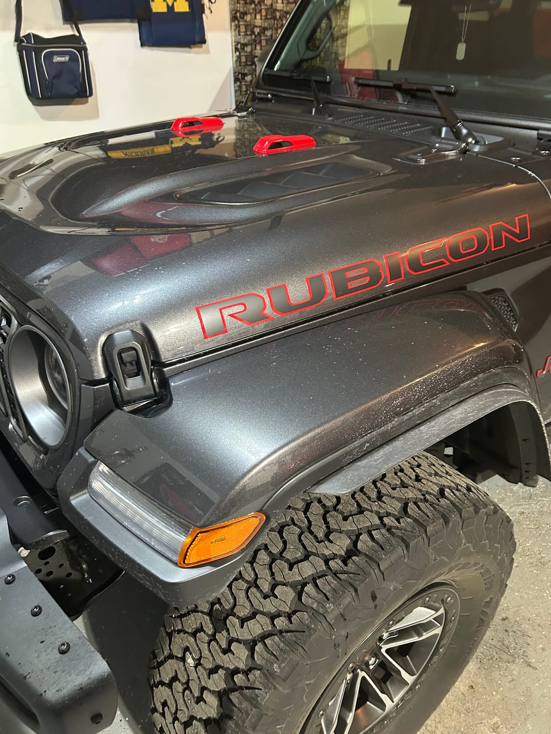 Customer photo review of Painted Hood Bumper Cover for Wrangler JL Gladiator JT