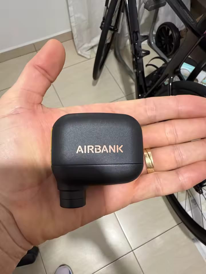 Customer photo review of Mini Tragbare Wiederaufladbare Fahrradpumpe – 6,9 bar