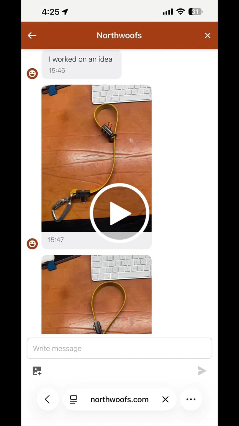 Customer video review of The HandleMe™ - Dog leash tab