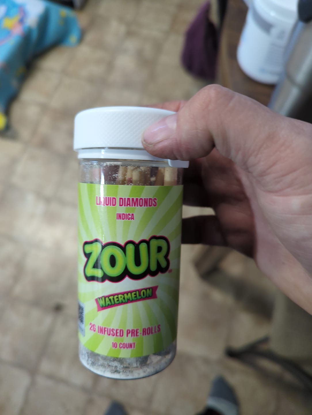 Customer photo review of Zour Stash Watermelon Pre-Roll 10ct