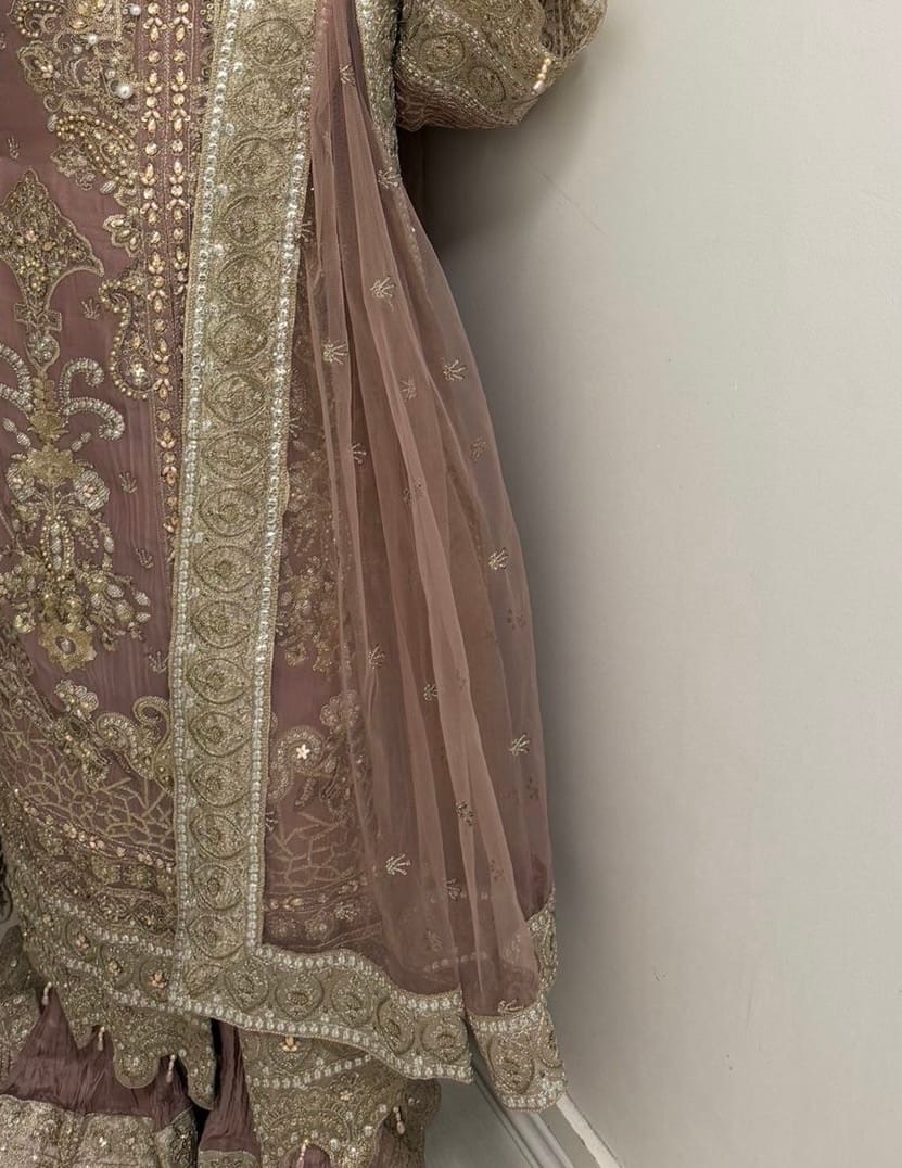 Customer photo review of Husan e Jahan - Luxury Festive Collection with Crushed Sharara - Ready to Wear -MC203