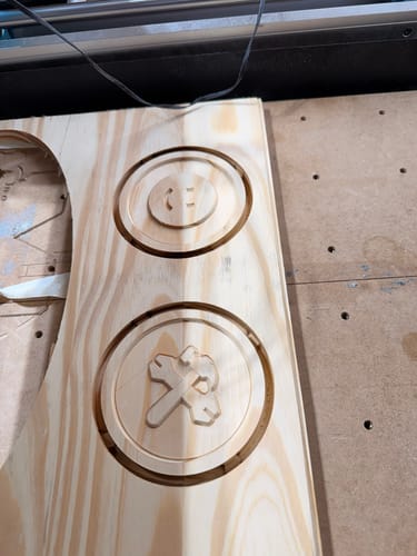 Customer photo review of 1/4" x 1" Upcut - 1/4" Shank - UC221