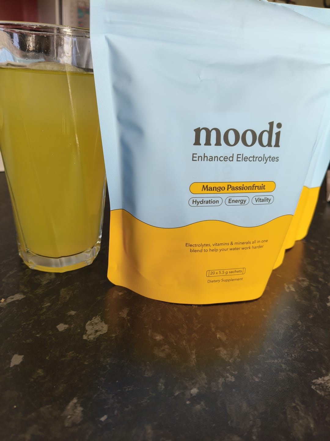 Customer photo review of Mango Passionfruit