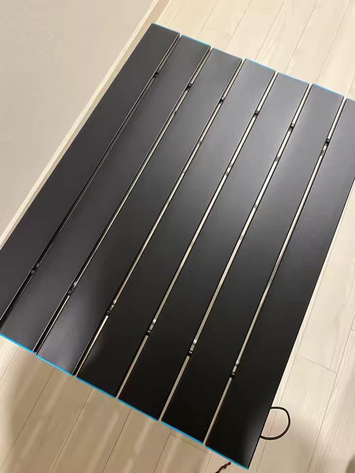 Customer photo review of Ultralight Aluminum Folding Camping Table