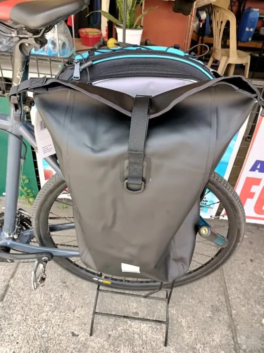 Customer photo review of 10L Wasserdichte Fahrrad-Gepäckträgertasche & Packtasche