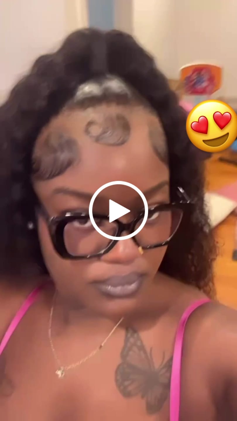 Customer video review of Exotic Curly Frontal Wig