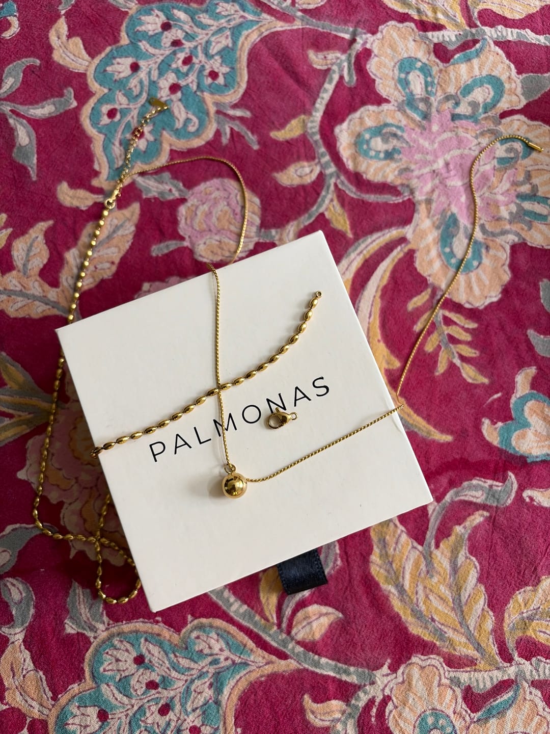 Customer photo review of Golden Beadline Drop Elegance Jewellery Set