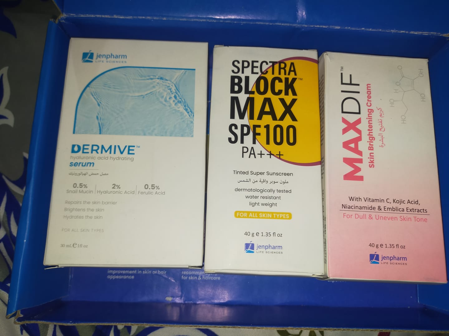 Customer photo review of Maxdif Brightening Cream