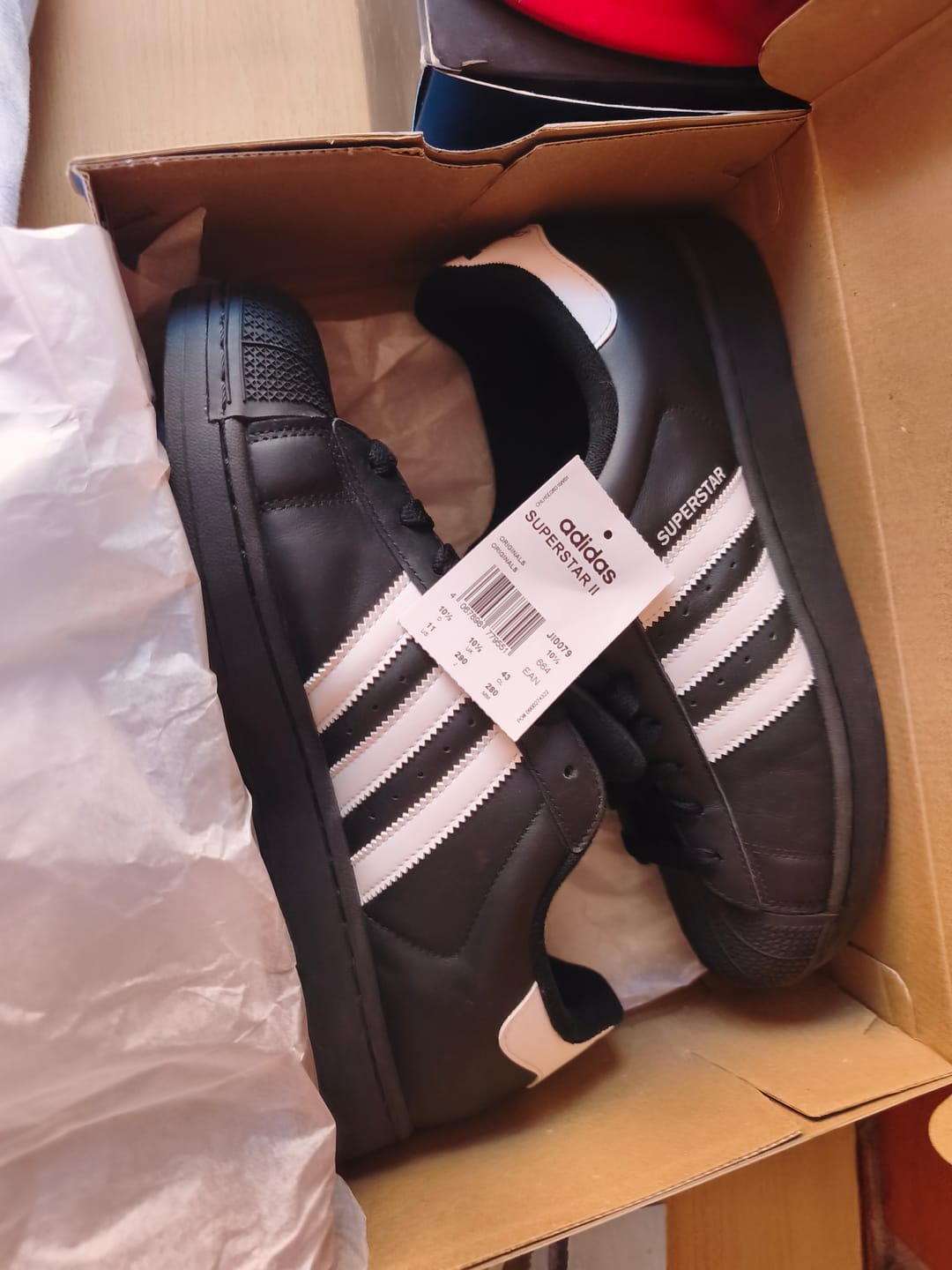 Customer photo review of Zapatillas Adidas Superstar II Unisex Negro