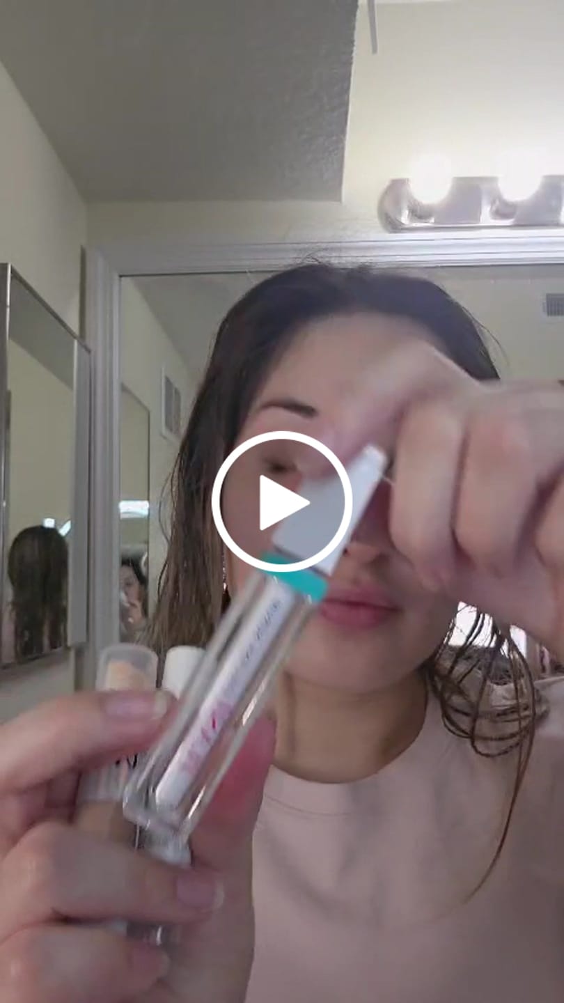 Customer video review of fLASH EYEBROW SERUM