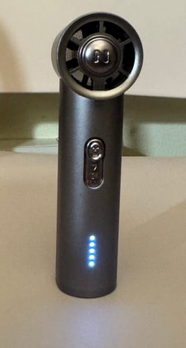 Customer photo review of NEF01 (Black) - Mini High-Speed Handheld Fan (4,000mAh)