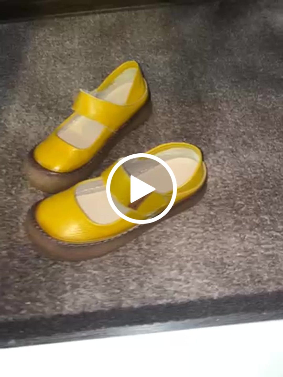 Customer video review of Women Casual Genuine Leather Colorblock Flat Shoes