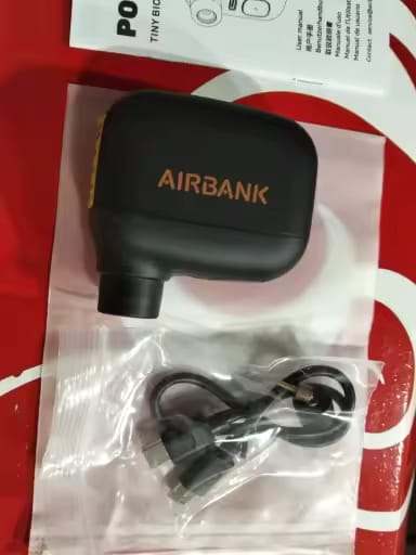 Customer photo review of Mini Tragbare Wiederaufladbare Fahrradpumpe – 6,9 bar