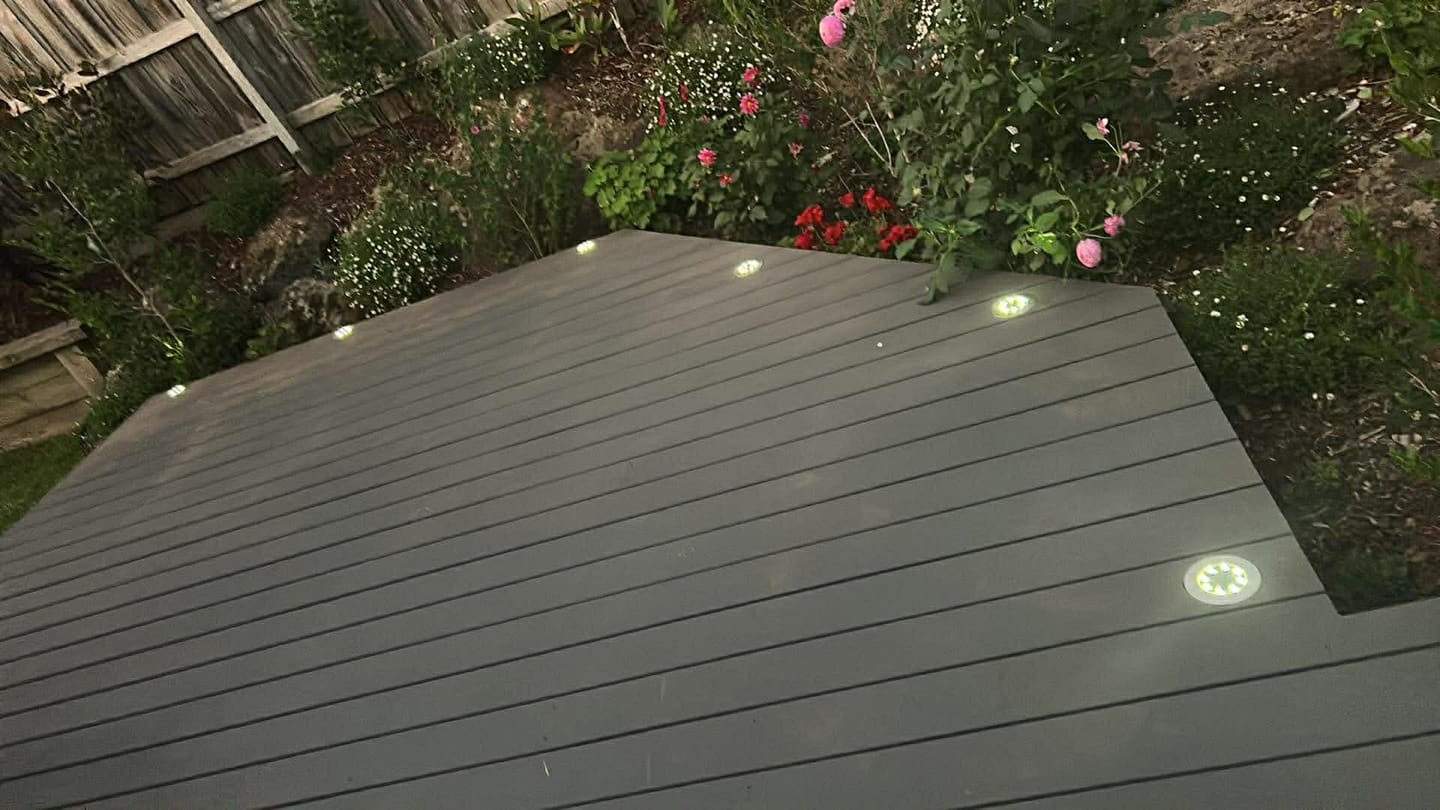 Customer photo review of SolaGarden™ LED Ground Light Pack