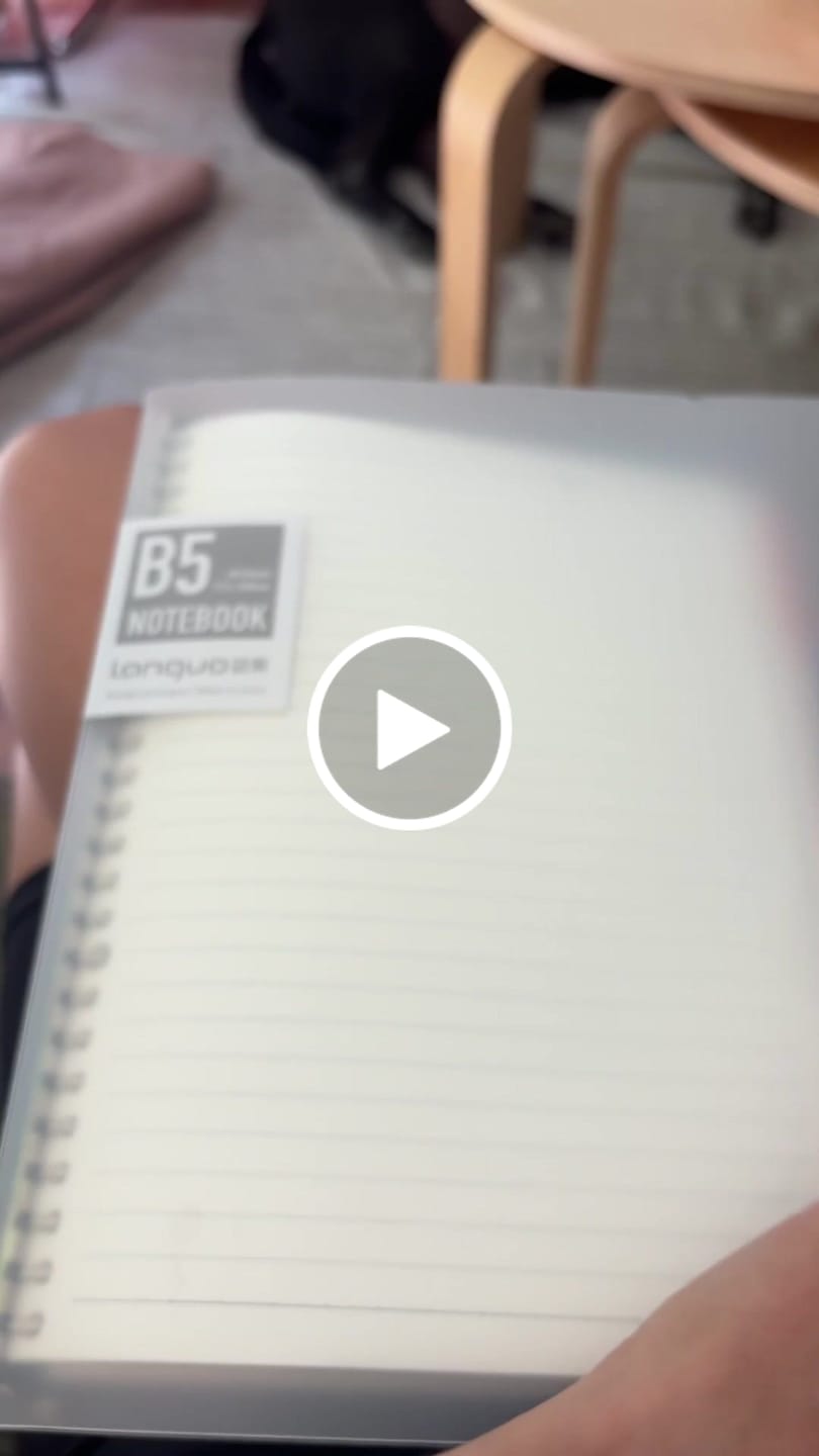 Customer video review of Languo - Pack 50 Hojas para Libretas Anilladas Tipo Binder B5 con Sistema Refill