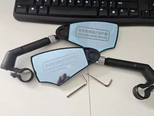 Customer photo review of Blendfreier, um 360° verstellbarer Fahrrad-Rückspiegel