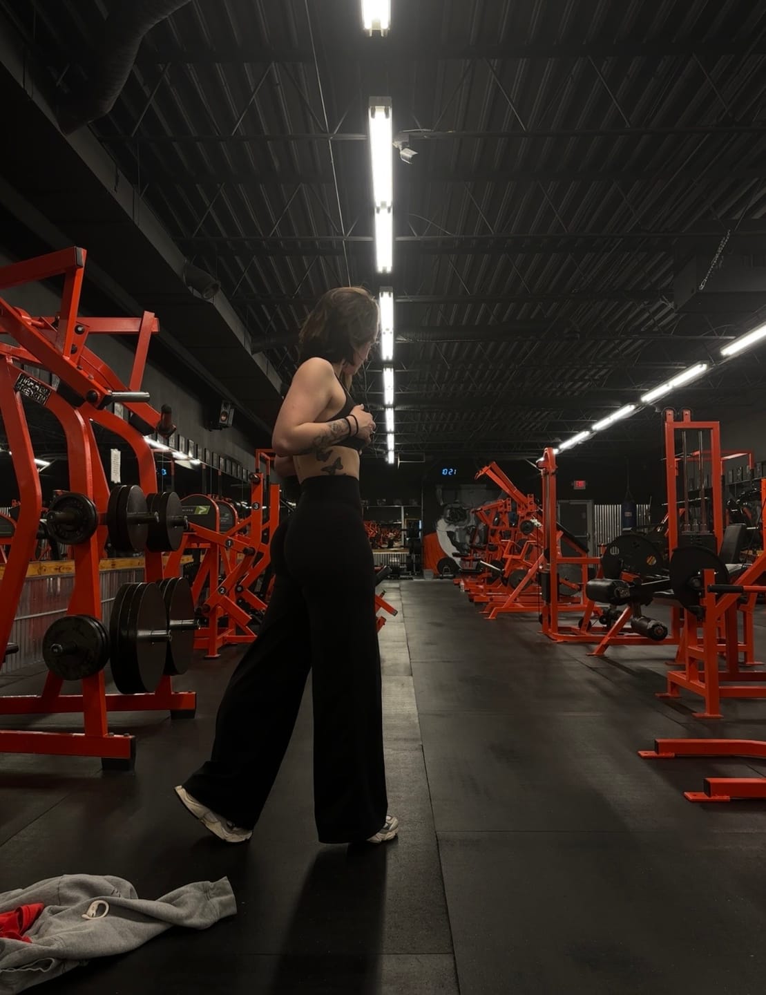 Customer photo review of W2289 - Kove Wide Leg Flare Leggings (Short)