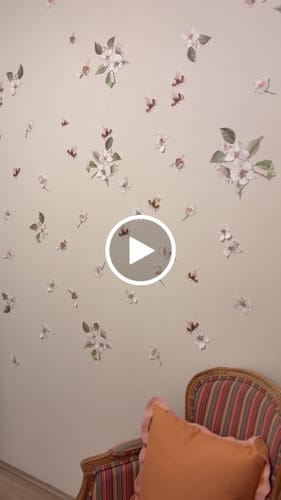 Customer video review of Bees & Flowers Decal Set