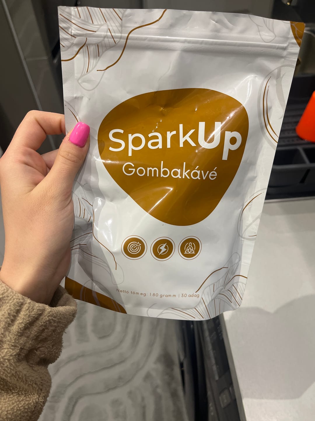 Customer photo review of SparkUp™ - Különleges gomba kávé /30 adag/