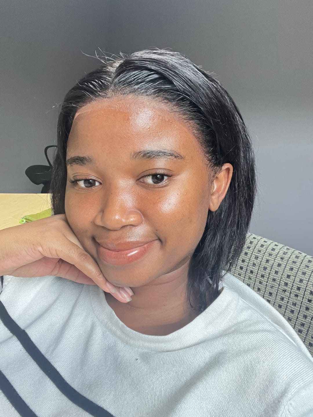 Customer photo review of KOURT - Brazilian 13x4 Lace Front Wig