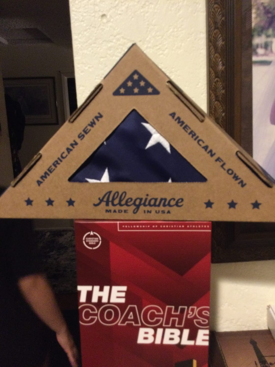 Customer photo review of Classroom Initiative 3' x 5 ' American Flag