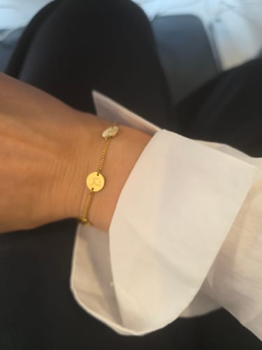 Customer photo review of Happiness Bracelet | Patience, Gratitude & Trust (in God)