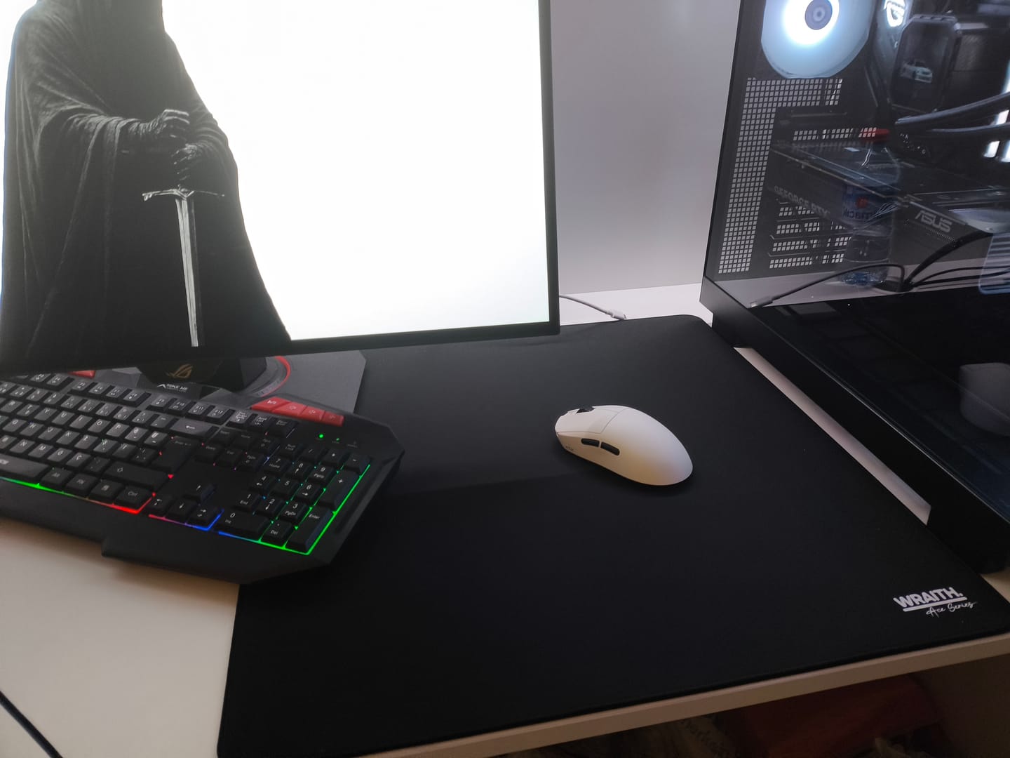Customer photo review of Wraith Ace Series Poron Mousepad