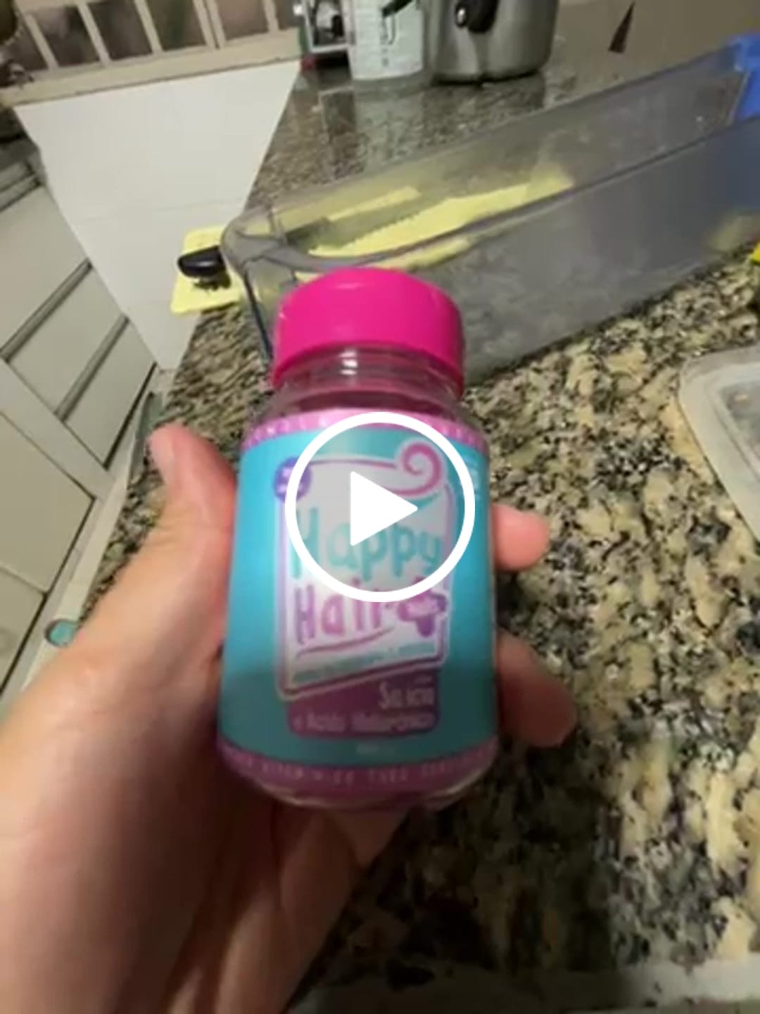 Customer video review of Happy Hair 3 Potes Embaixadores