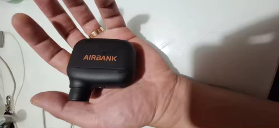 Customer photo review of Mini Tragbare Wiederaufladbare Fahrradpumpe – 6,9 bar