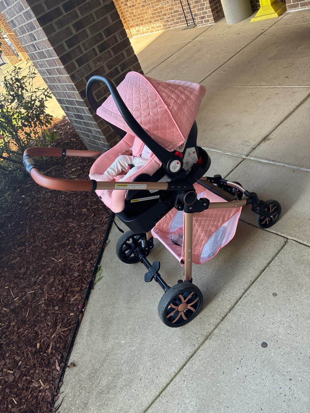 Customer photo review of Premium 3-in-1 Baby Stroller (Car Seat & Base Included)