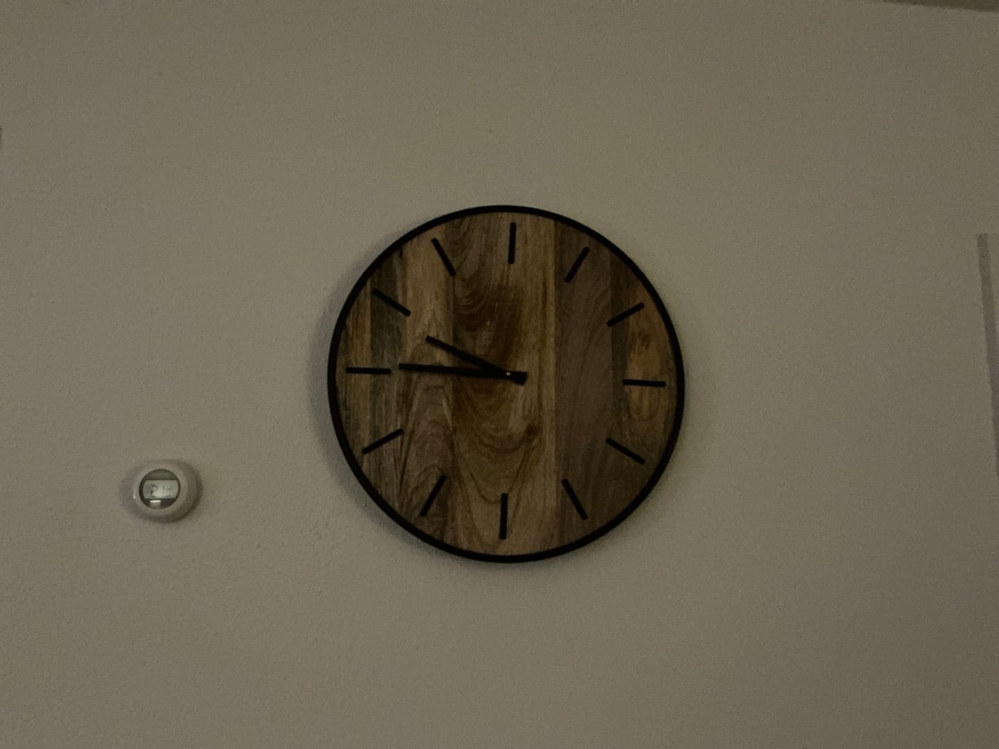 Customer photo review of Klok Wandklok industrieel | Mangohout Staal | ø 50cm / ø 41cm