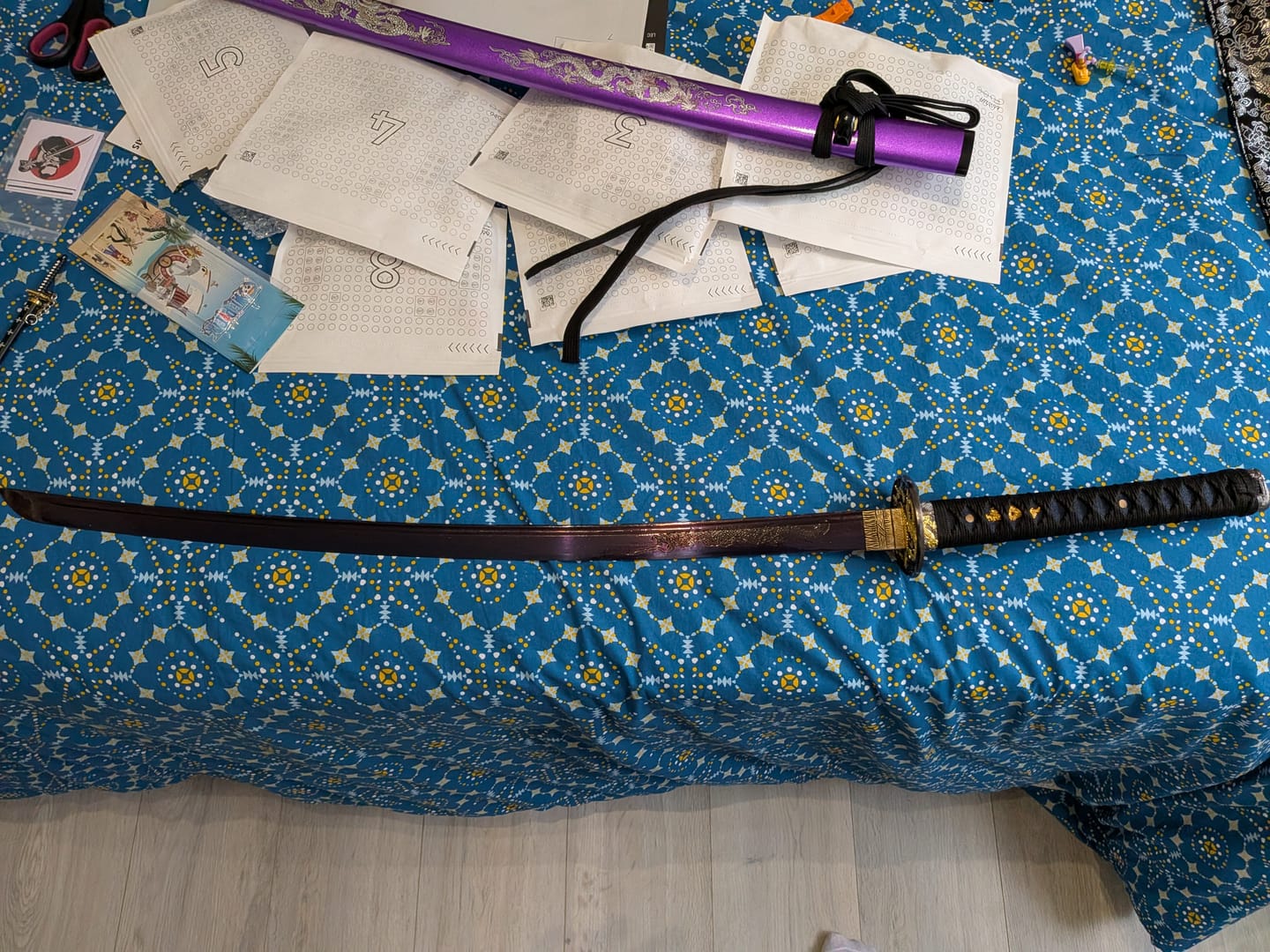 Customer photo review of Katana Murasaki Ryuu 紫竜