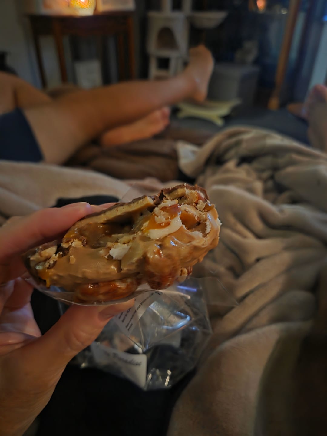 Customer photo review of LIMITED EDITION Pecan Paradise Pie