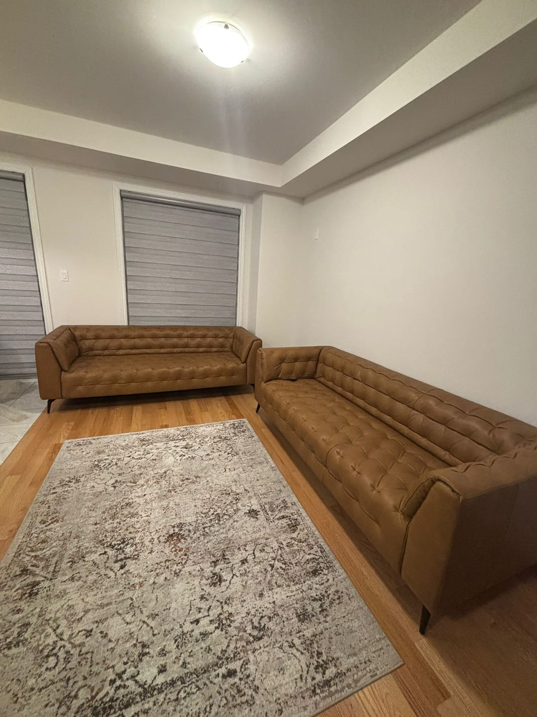 Customer photo review of Nova Russet Brown 3 Seater Distressed Leather Sofa