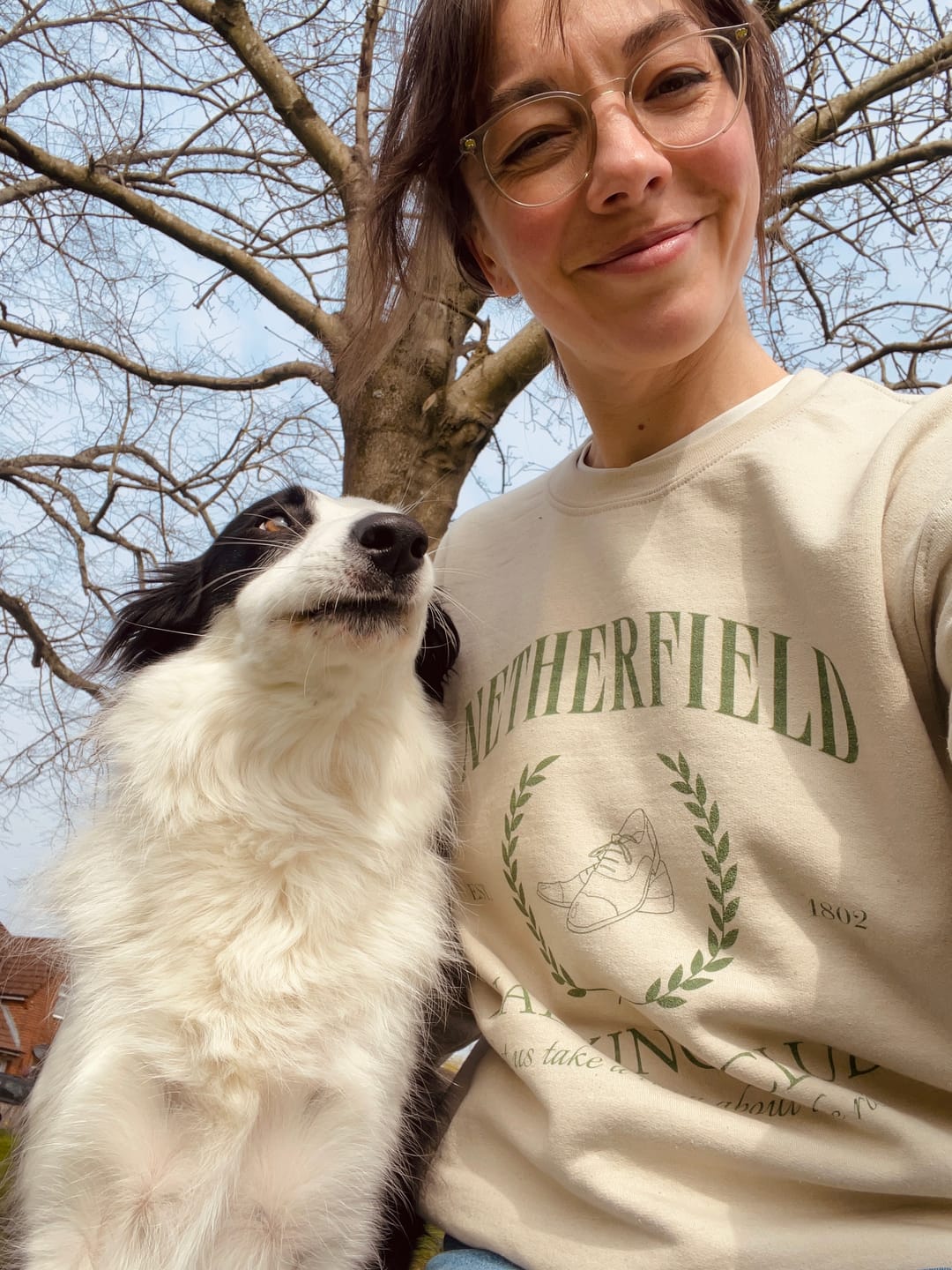 Customer photo review of Pride and Prejudice Netherfield Sweatshirt | Cotton Blend Crewneck
