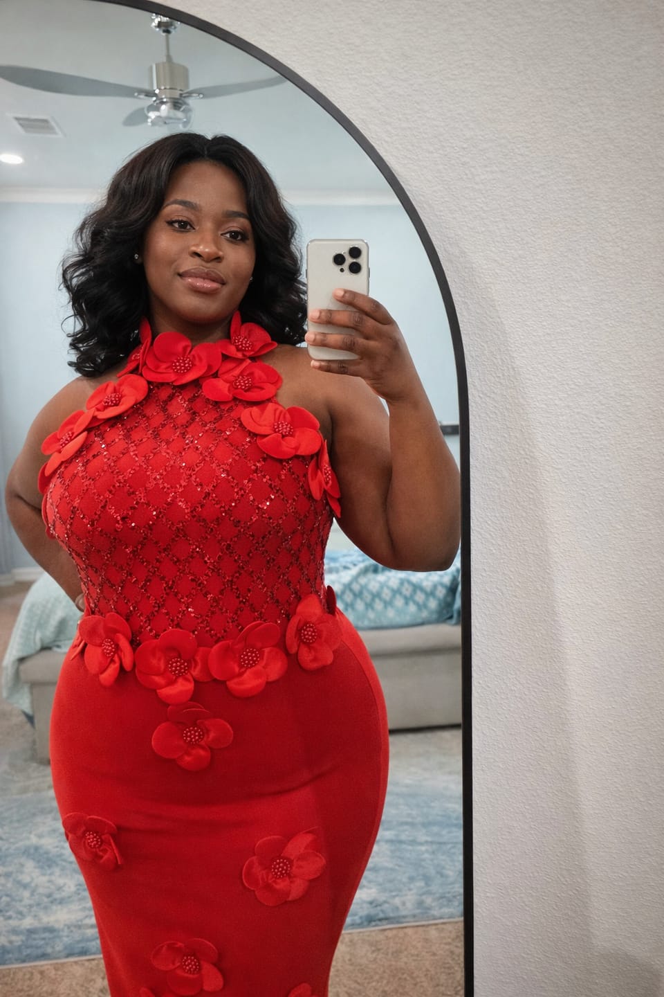 Customer photo review of Rose 3D Dress