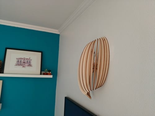Customer photo review of Assia teinté Chêne | Applique