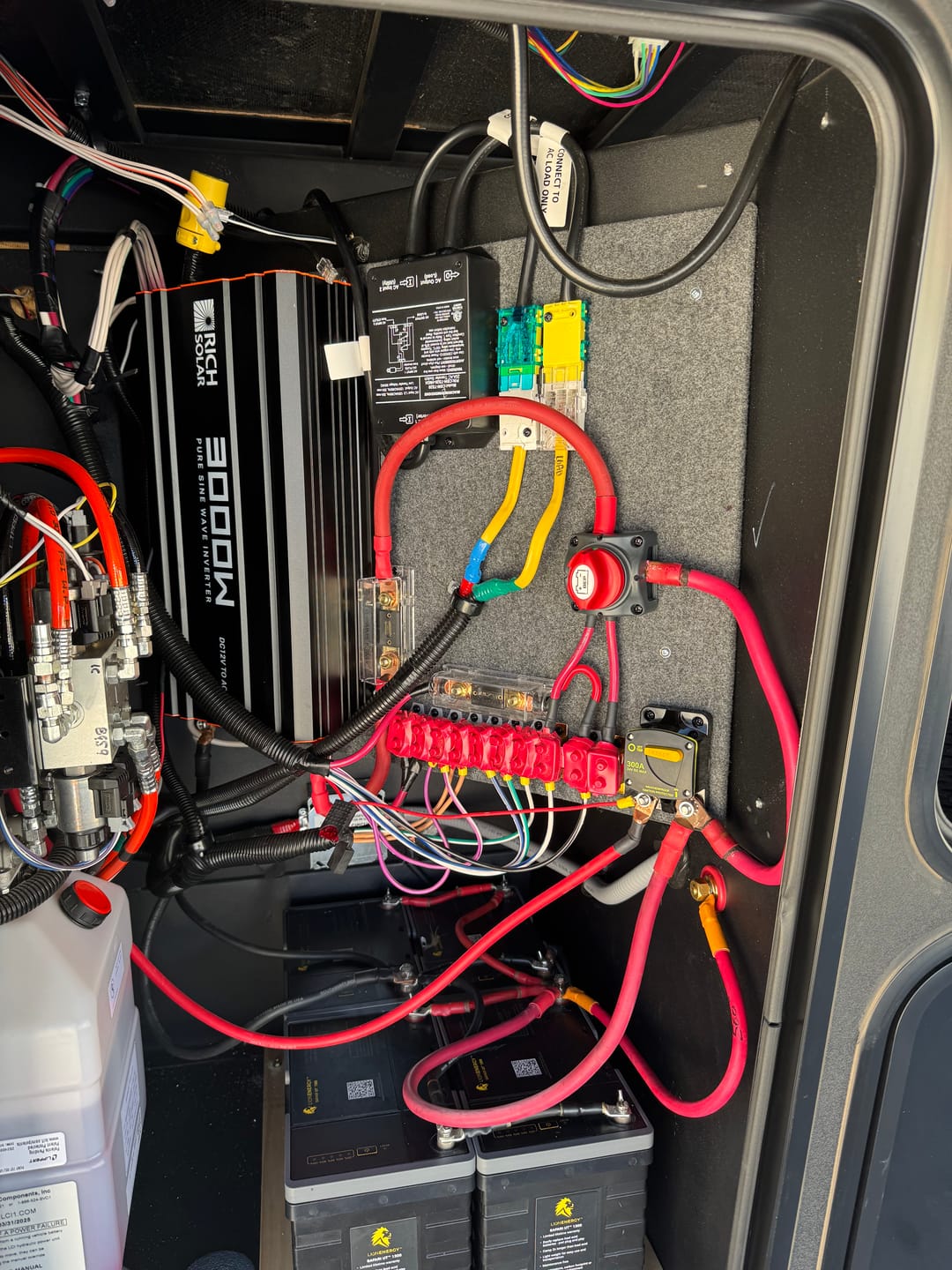 Customer photo review of NOVA PURE 3K | 3000 Watt (3kW) 12 Volt Industrial Pure Sine Wave Inverter | Powerful 3000W 12V Off-Grid Inverter for RVs, Trailers, Campers, Vans, Trucks, Overlanders, Boats