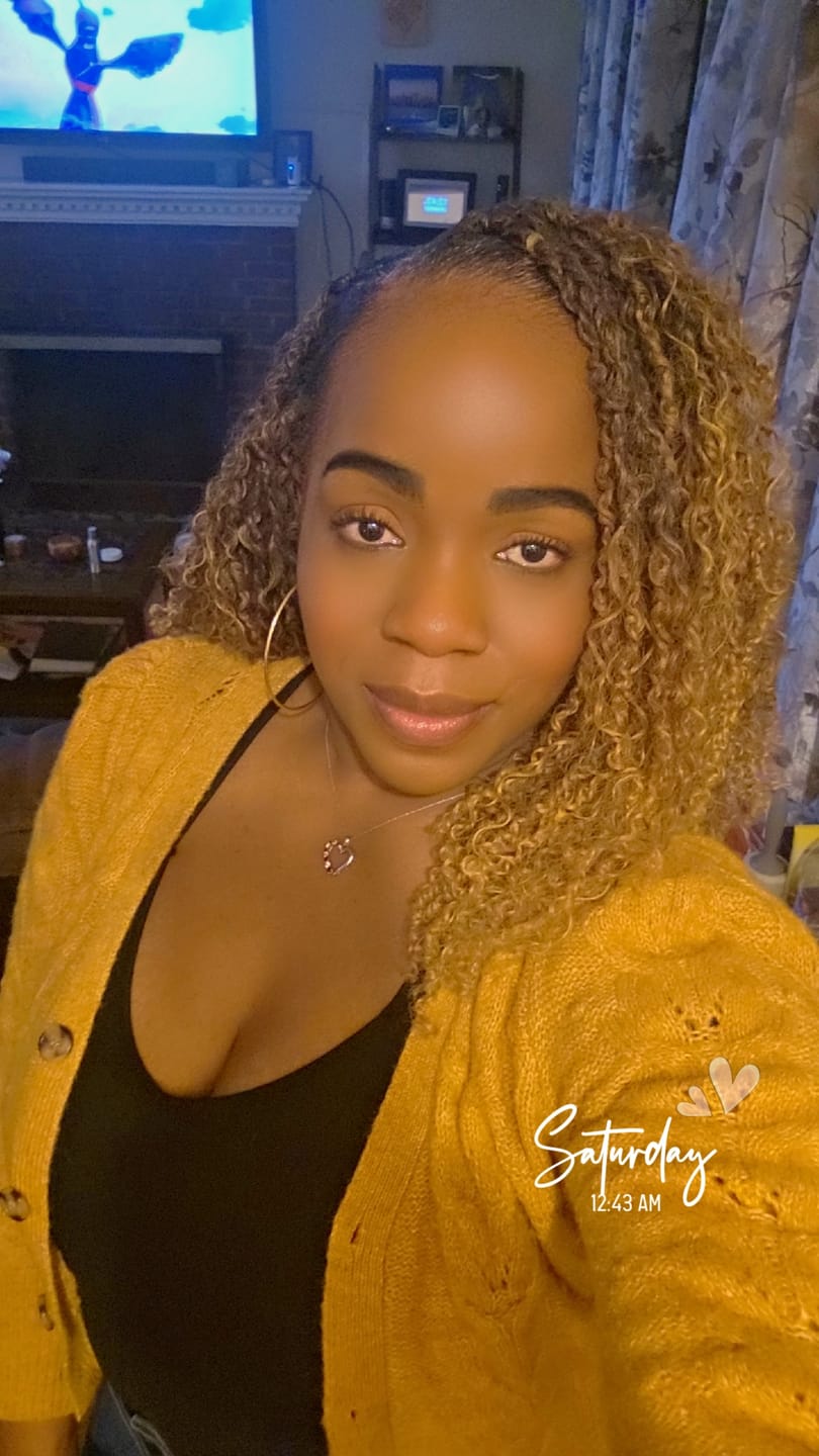Customer photo review of Bobbi Boss Xtra Boho Pre-Looped Crochet Braids - BOHO FINE TWIST+WAVE 14/24 3X