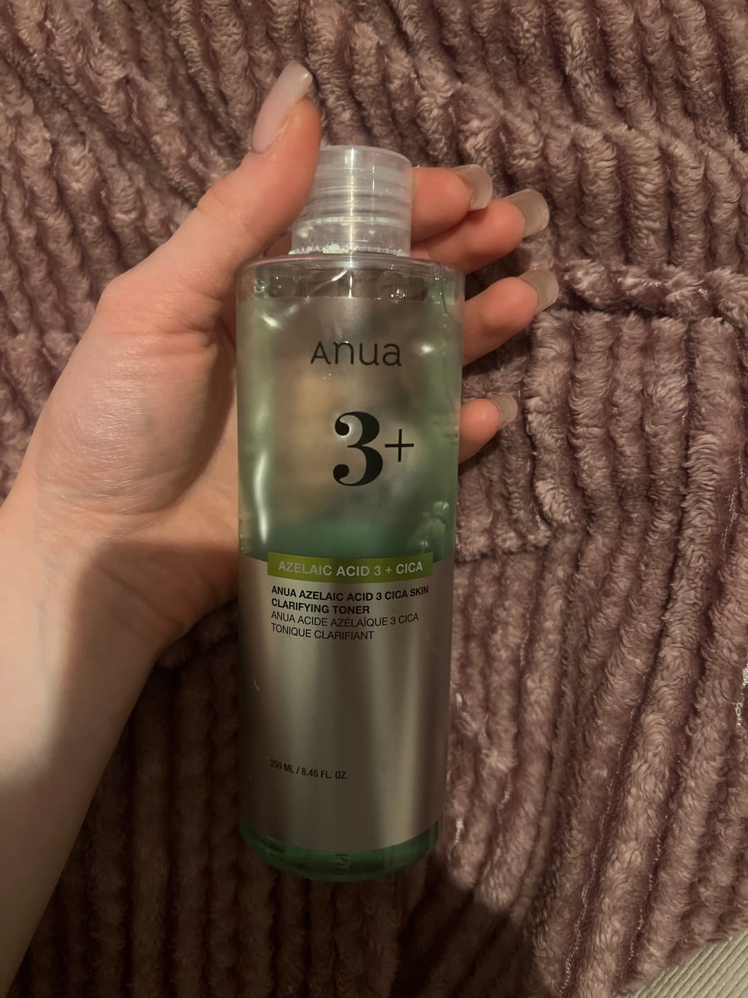 Customer photo review of Toniks ar azelaīnskābi Anua Azelaic 3 Cica Skin Clarifying Toner