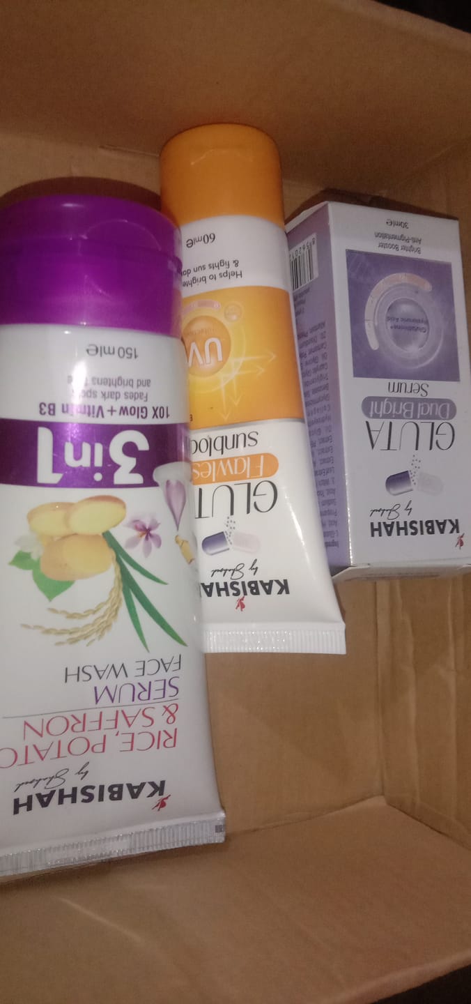 Customer photo review of Gluta Flawless Sunblock